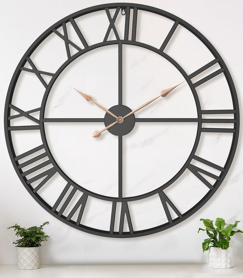 36 Inch Modern Industrial Giant Wall Clock