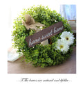 Rustic Floral Door Garland - Artificial Leaves Decor