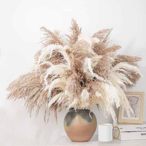 28" Boho Fluffy Pampas Grass Decor