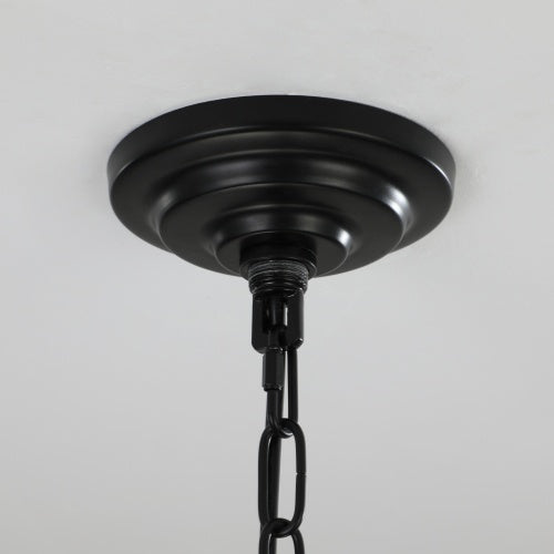 8-Light Industrial Farmhouse Chandelier