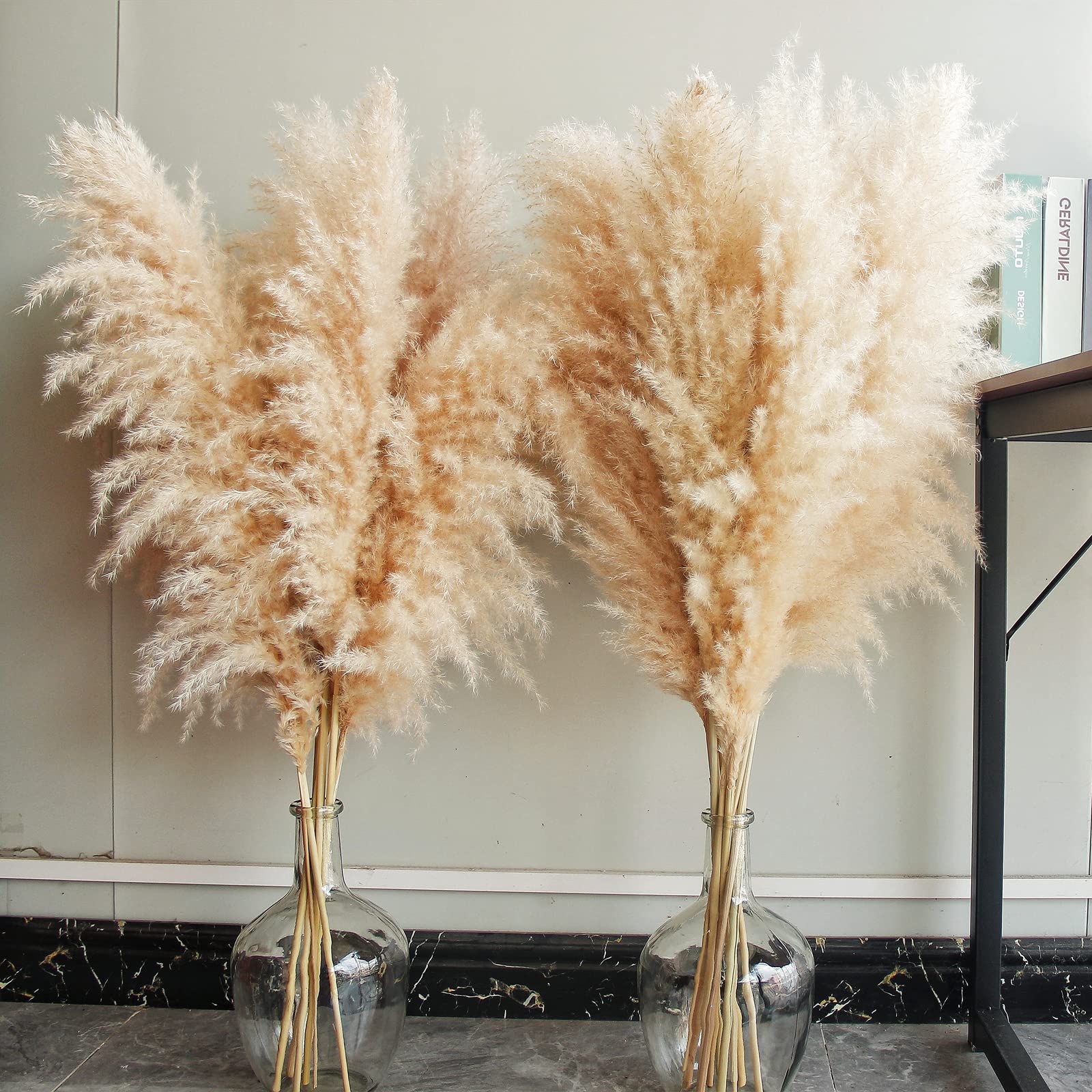 40" Elegant Tall Pampas Grass Stems for Boho Decor