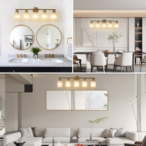 Gold Essence 5-Light Vanity Fixture