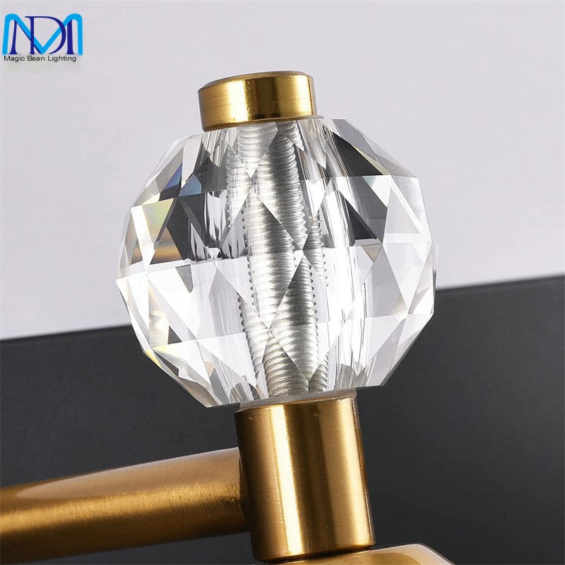 Elegant Bathroom Vanity Crystal Lights