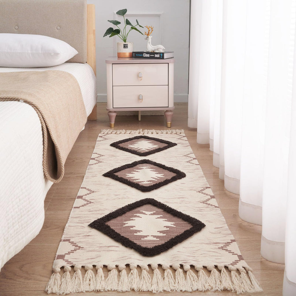 Boho Chic 2x4 Cotton Hallway Runner