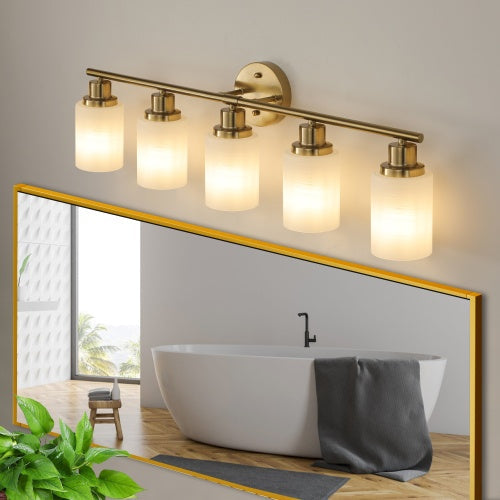 Gold Essence 5-Light Vanity Fixture