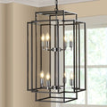 8-Light Industrial Farmhouse Chandelier