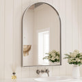 TETOTE 20x30 Arch Silver Vanity Mirror