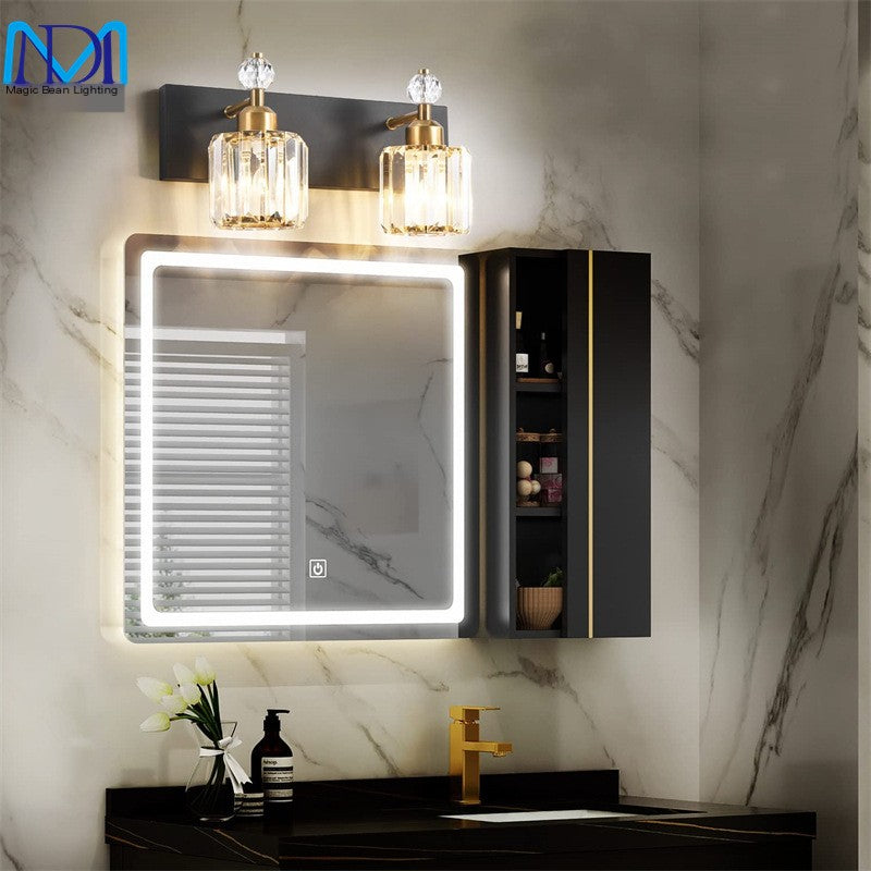 Elegant Bathroom Vanity Crystal Lights